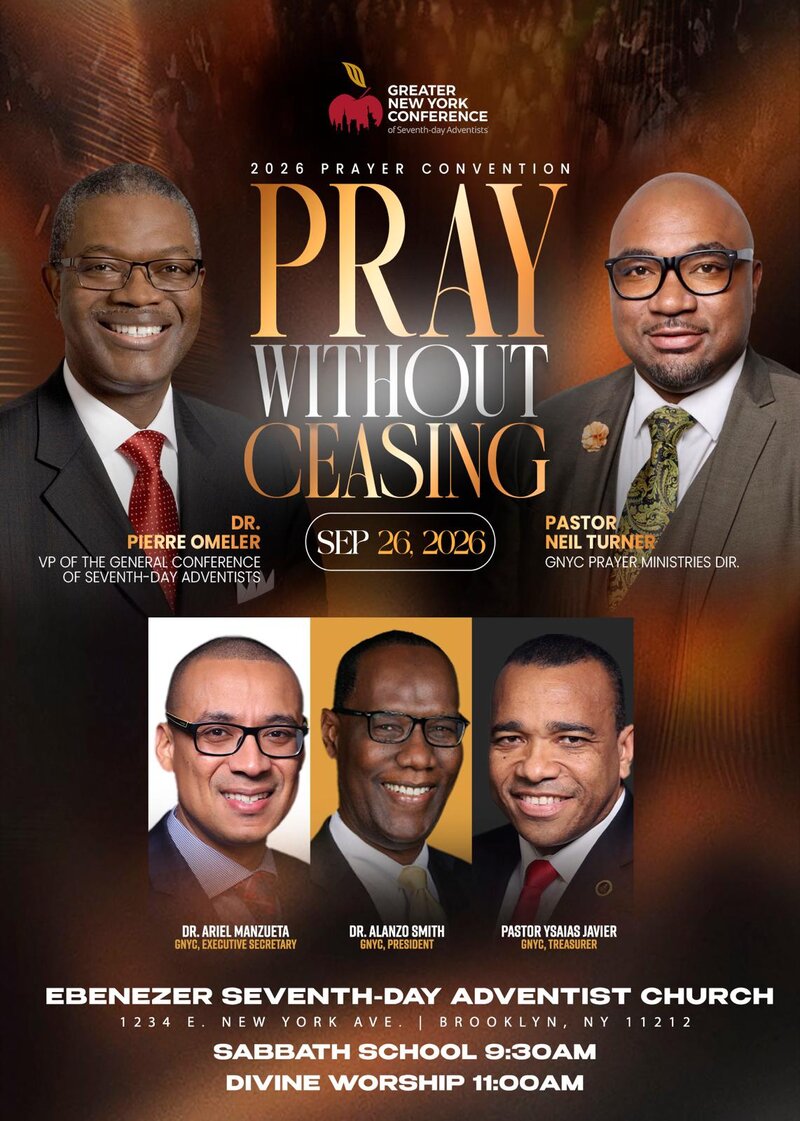 2026 Prayer Convention — Pray Without Ceasing